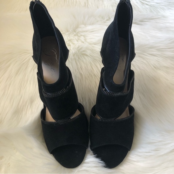 Fergie Amelia Suede High Heeled Sandals - Picture 2 of 14